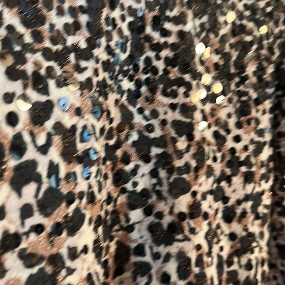 Marc by Marc Jacobs Sequin Leopard Print Sweater Size M - Picture 3 of 9